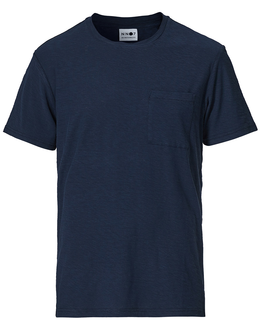 Heren | T-shirts | NN07 | Aspen Crew Neck Tee True Blue
