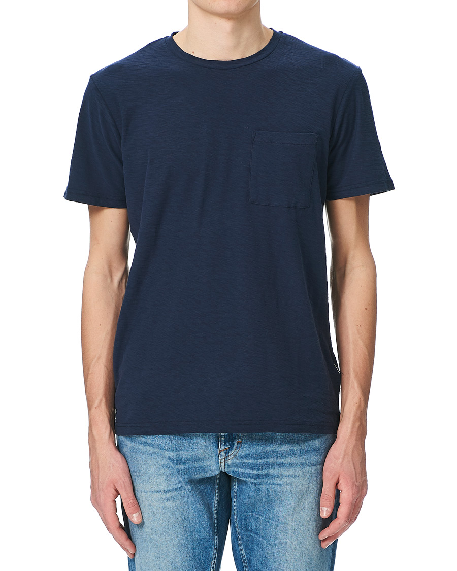 Heren | T-shirts | NN07 | Aspen Crew Neck Tee True Blue