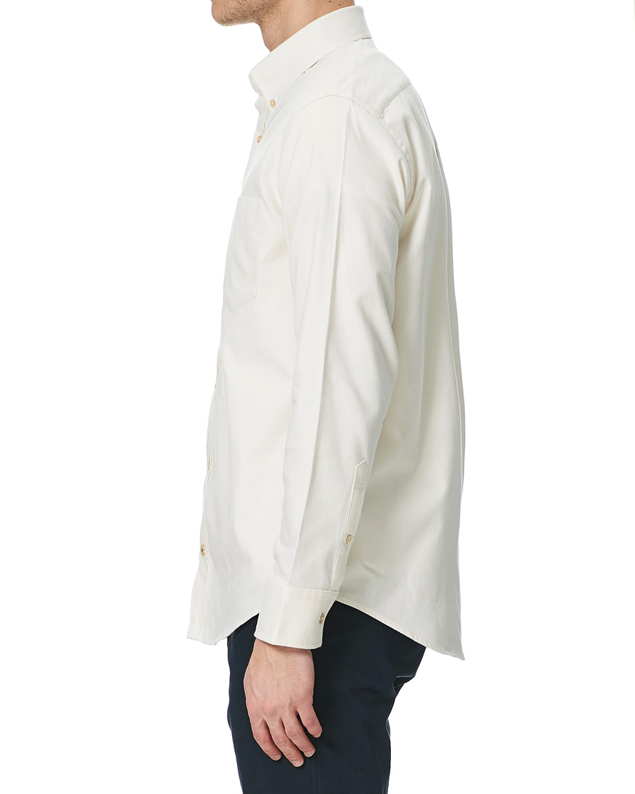 Heren | Overhemden | NN07 | Levon Oxford/Cashmere Shirt Egg White