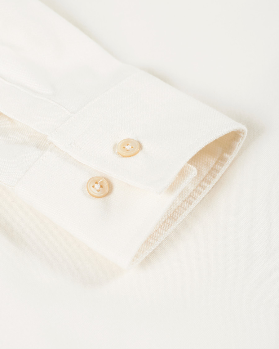 Heren | Overhemden | NN07 | Levon Oxford/Cashmere Shirt Egg White