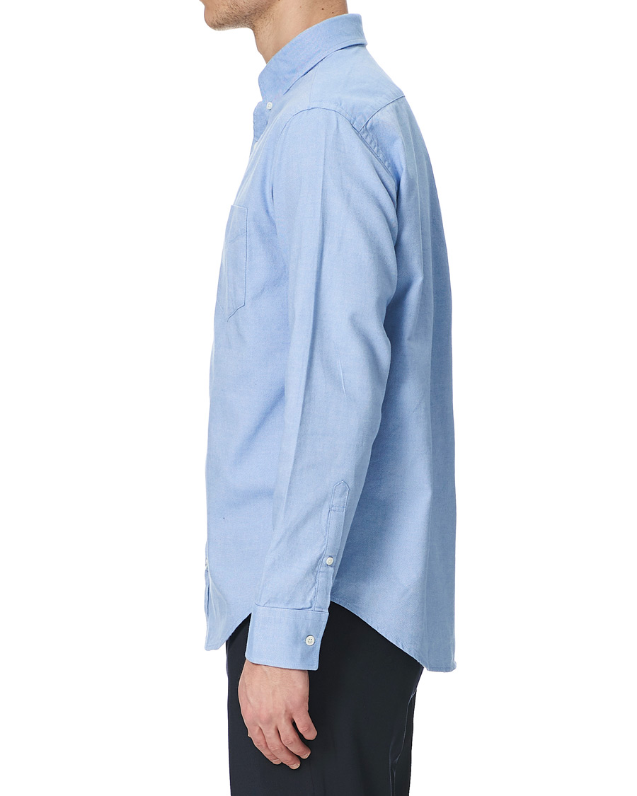 Heren | Overhemden | NN07 | Levon Oxford/Cashmere Shirt Light Blue
