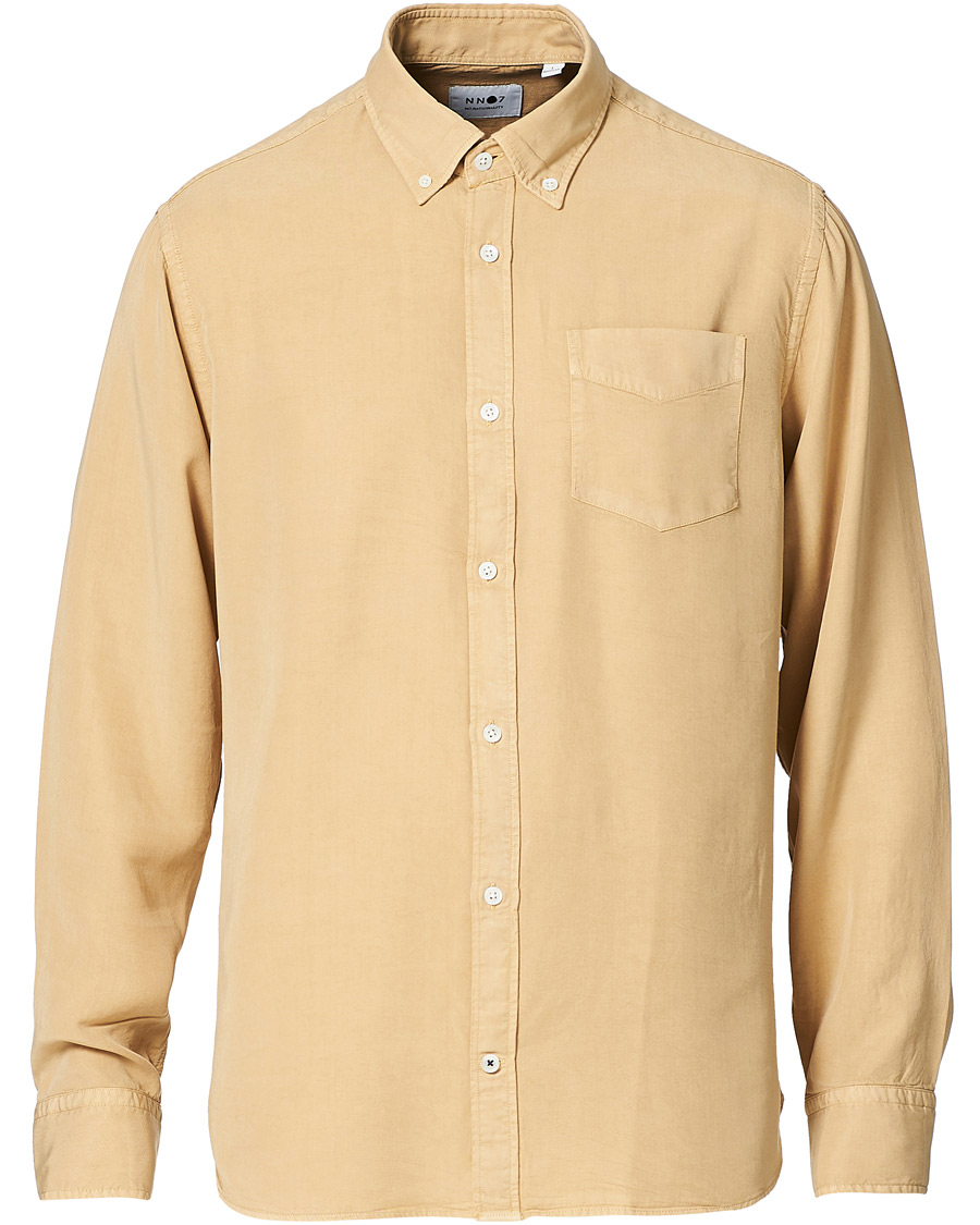 Heren | Overhemden | NN07 | LevonTencel Shirt Khaki