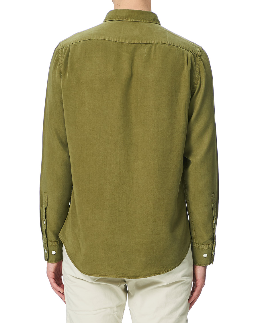 Heren | Overhemden | NN07 | Manza Tencel Shirt Green