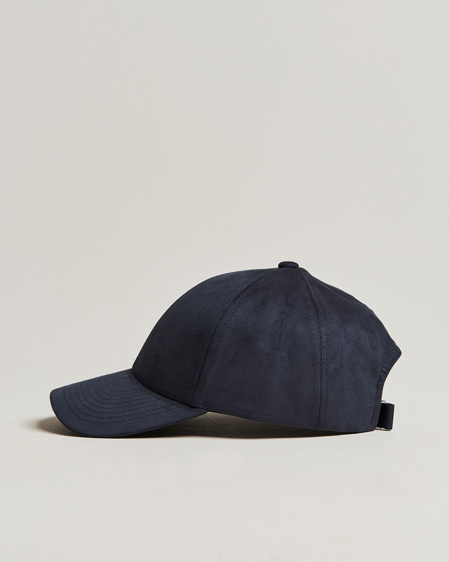 Heren | Varsity Headwear Alcantara Baseball Cap Space Blue | Varsity Headwear | Alcantara Baseball Cap Space Blue