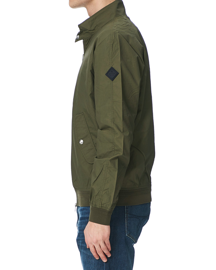 Heren | Jassen | GANT | Nylon Harrington Jacket Dark Leaf