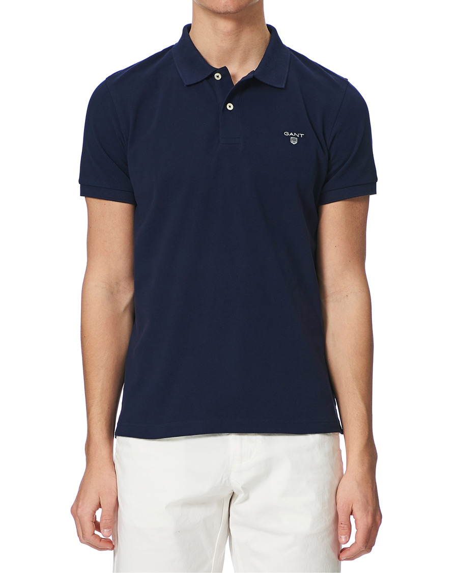 Heren | Polo's | GANT | The Summer Polo Evening Blue