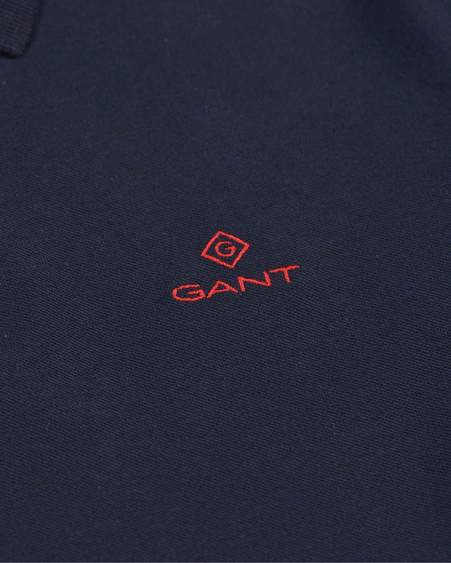 Heren | Polo's | GANT | Contrast Collar Polo Evening Blue