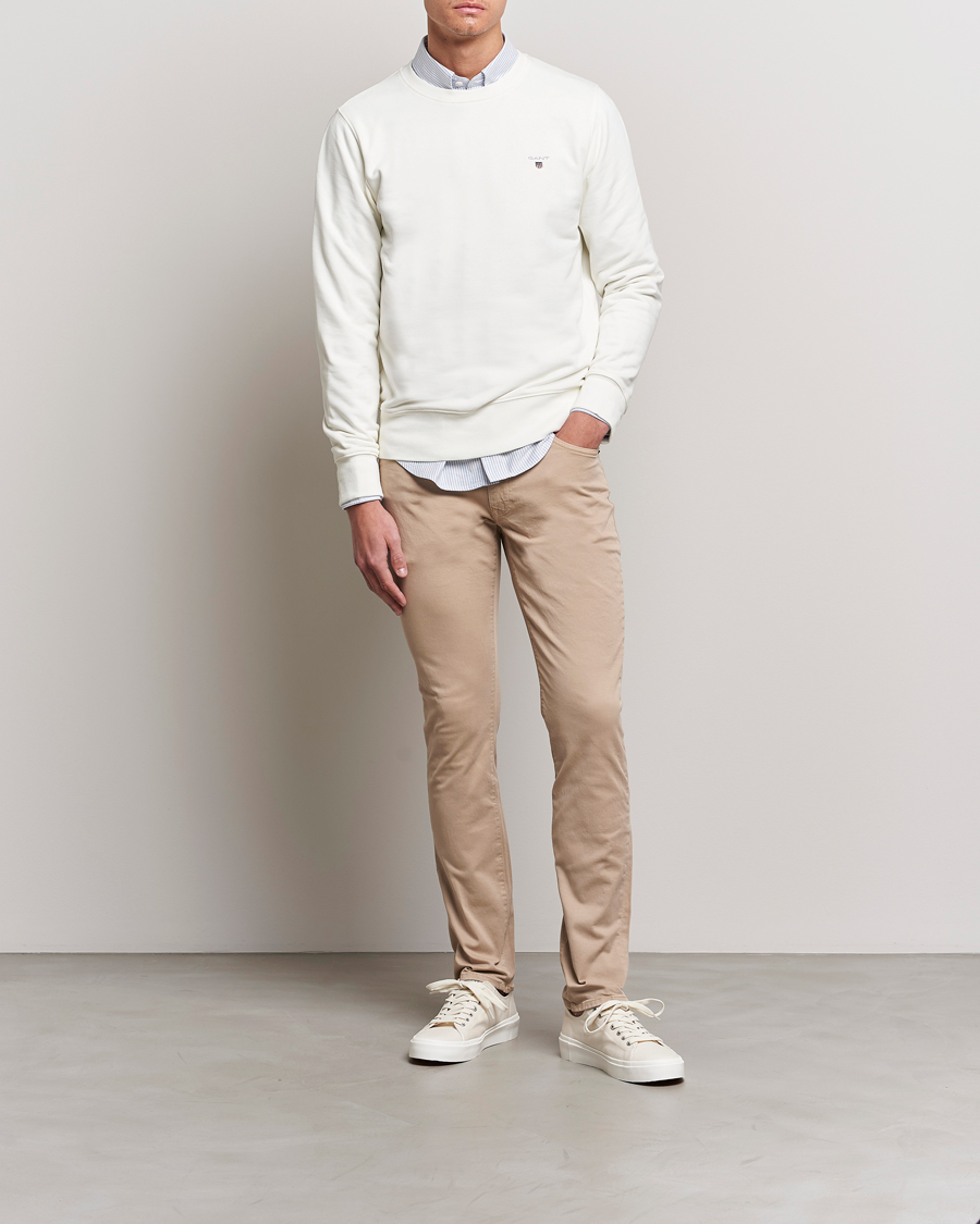Heren | Broeken | GANT | Hayes Desert Jeans Dry Sand