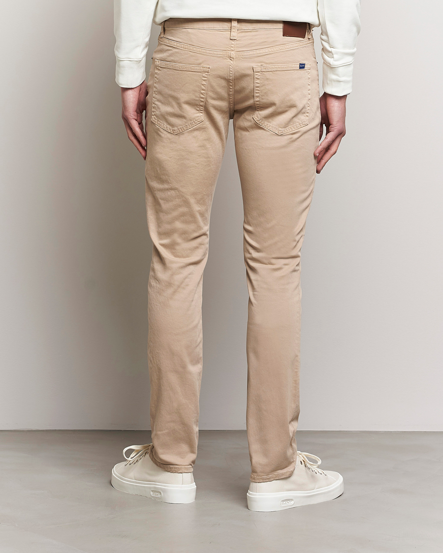 Heren | Broeken | GANT | Hayes Desert Jeans Dry Sand