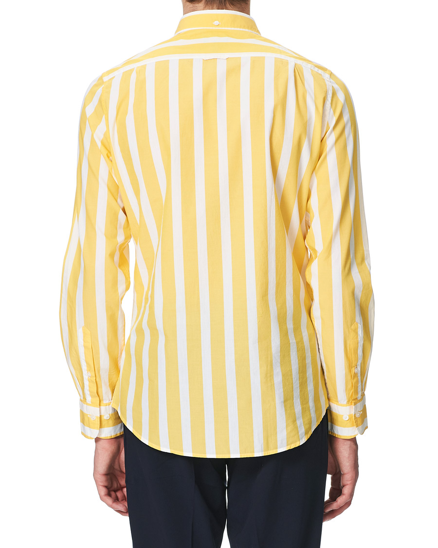 Heren | Overhemden | GANT | Slim Fit Heritage Striped Shirt Yellow/White