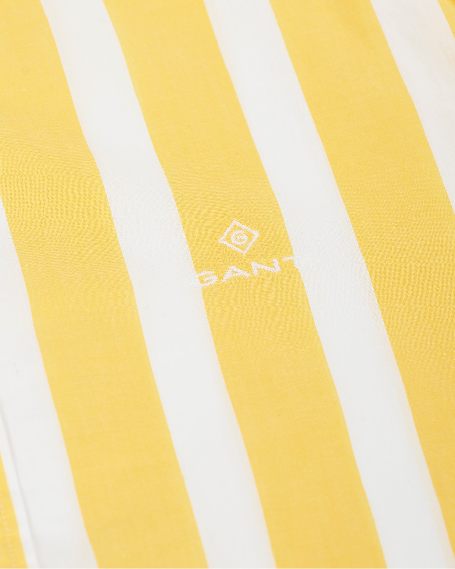 Heren | Overhemden | GANT | Slim Fit Heritage Striped Shirt Yellow/White
