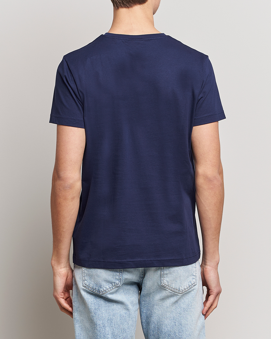 Heren | T-shirts | GANT | Archive Shield Logo T-Shirt Evening Blue