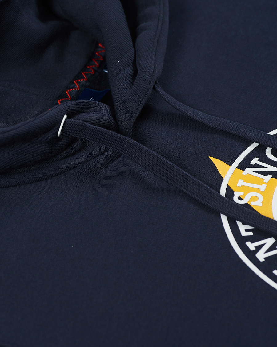 Heren | Truien | GANT | Nautical Logo Hoodie Evening Blue