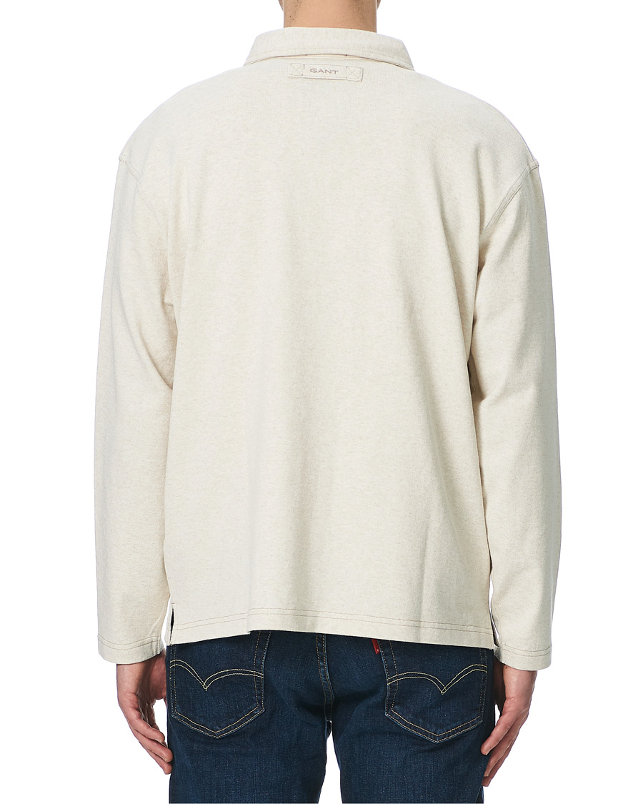 Heren | Truien | GANT | Pocket Half-Zip Sweater Seed melange