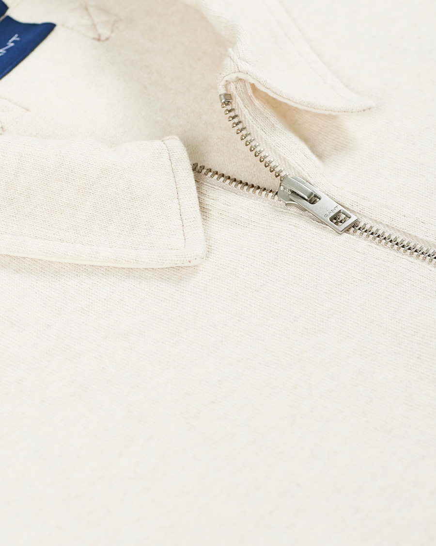 Heren | Truien | GANT | Pocket Half-Zip Sweater Seed melange