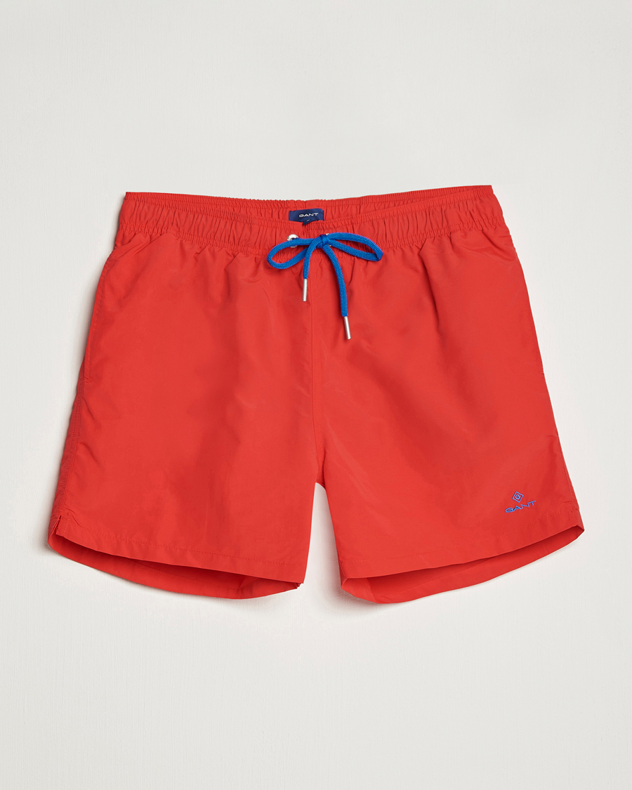 Heren | Zwembroek | GANT | Basic Swimshorts Bright Red