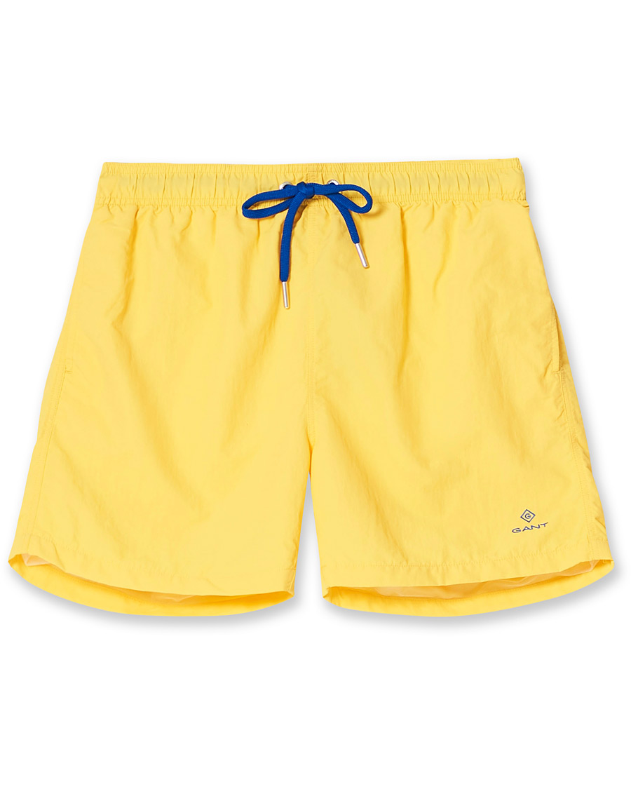 Heren | Zwembroek | GANT | Basic swimshorts Solar Power Yellow