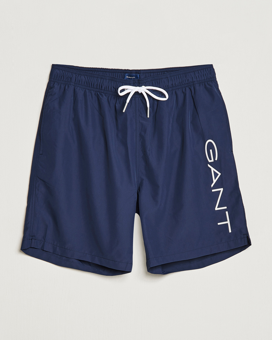 Heren | Zwembroek | GANT | Lightweight Logo Swimshorts Marine