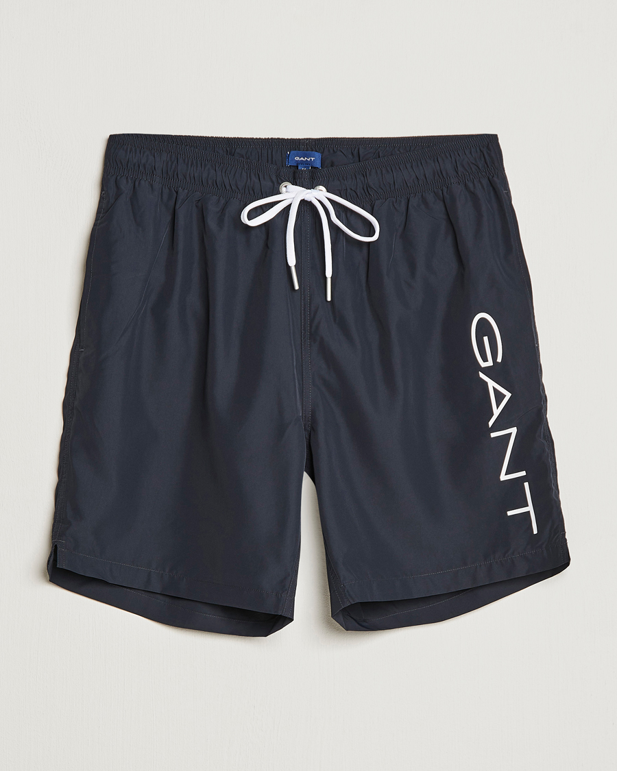 Heren | Zwembroek | GANT | Lightweight Logo Swimshorts Black