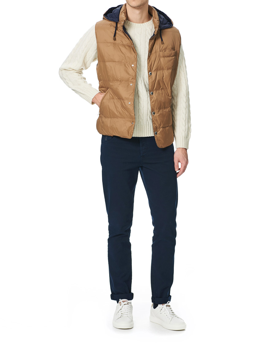 Heren | Broeken | Brunello Cucinelli | Slim Fit 5-Pocket Twill Pants Navy