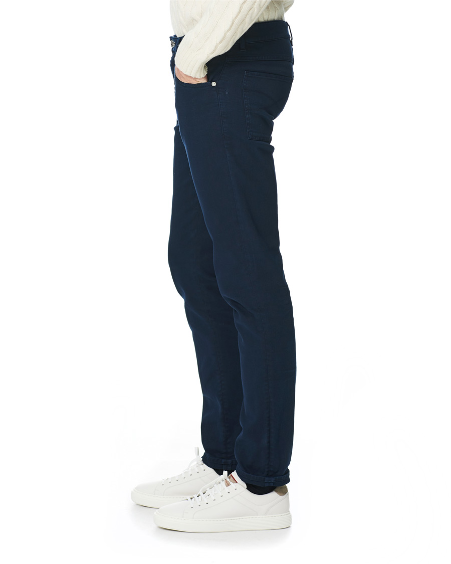 Heren | Broeken | Brunello Cucinelli | Slim Fit 5-Pocket Twill Pants Navy