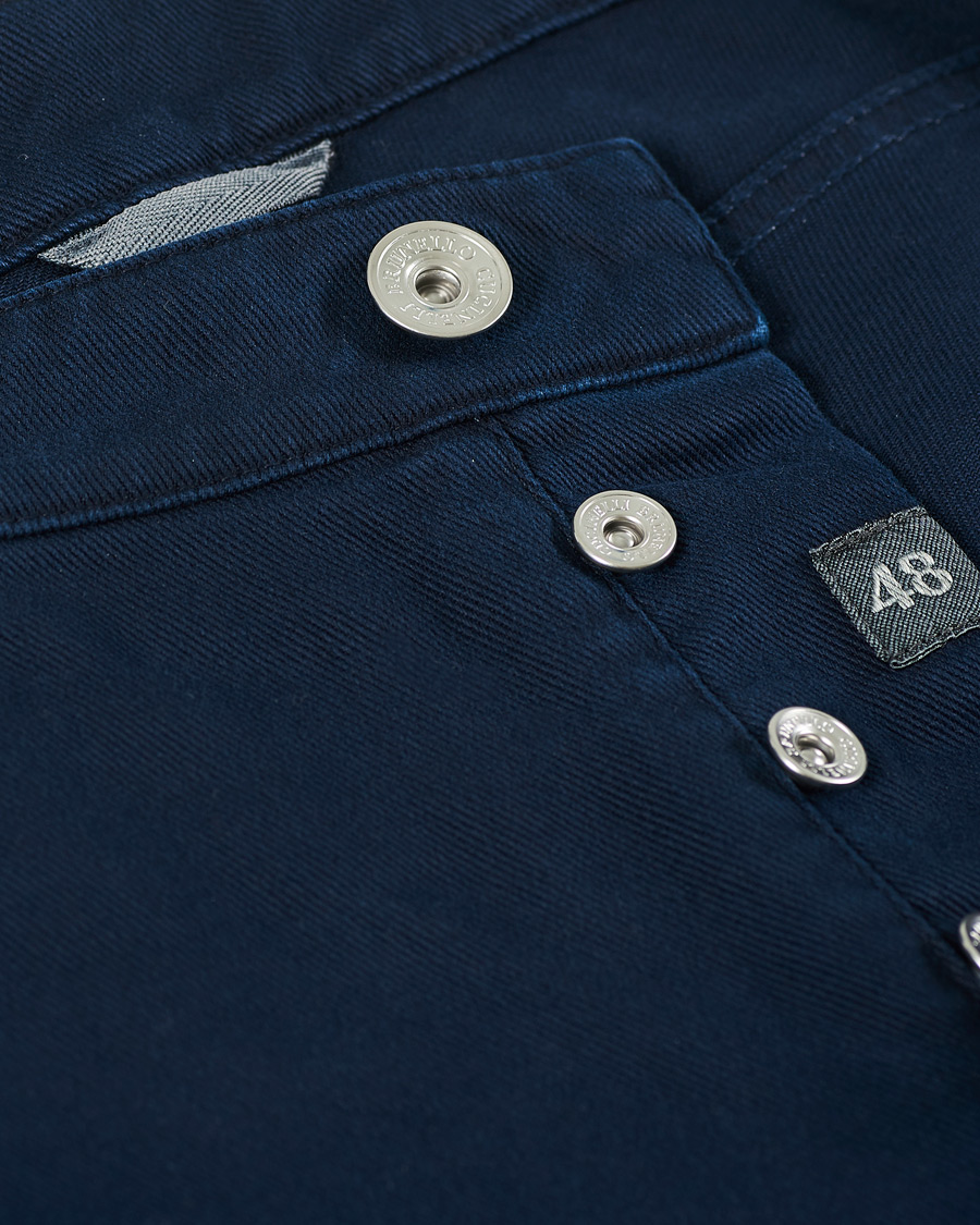 Heren | Broeken | Brunello Cucinelli | Slim Fit 5-Pocket Twill Pants Navy