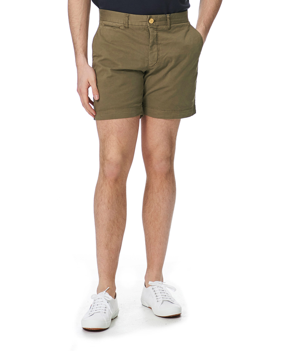 Heren | Korte broek | Morris | Light Twill Shorts Olive