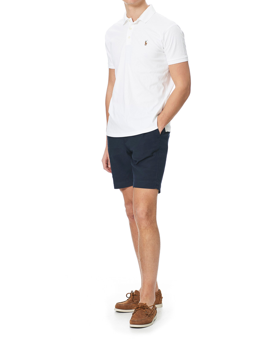 Heren | Korte broek | Morris | Winward Linen Drawstring Shorts Blue