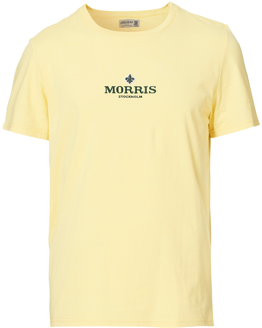 Heren | T-shirts | Morris | Helton Logo Crew Neck Tee Yellow