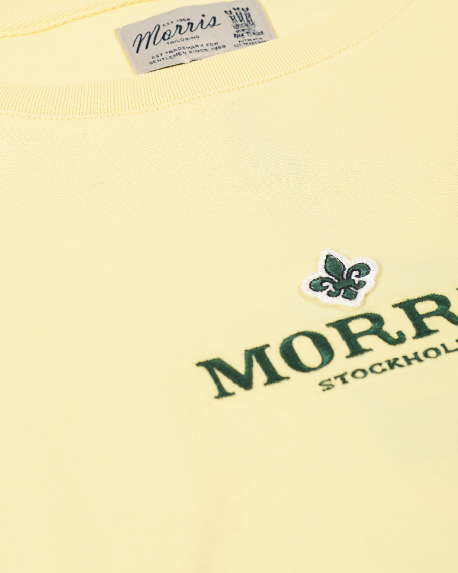 Heren | T-shirts | Morris | Helton Logo Crew Neck Tee Yellow