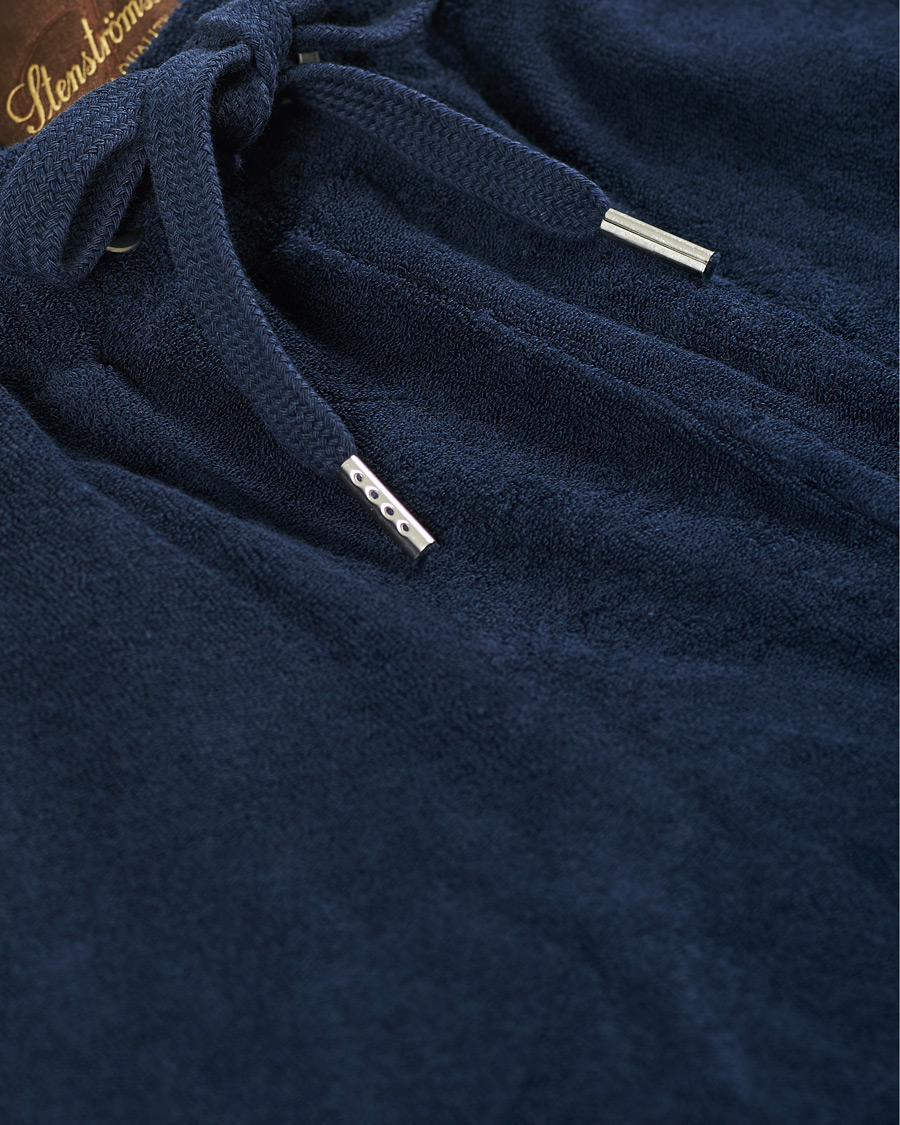 Heren | Korte broek | Stenströms | Towelling Cotton Shorts Navy