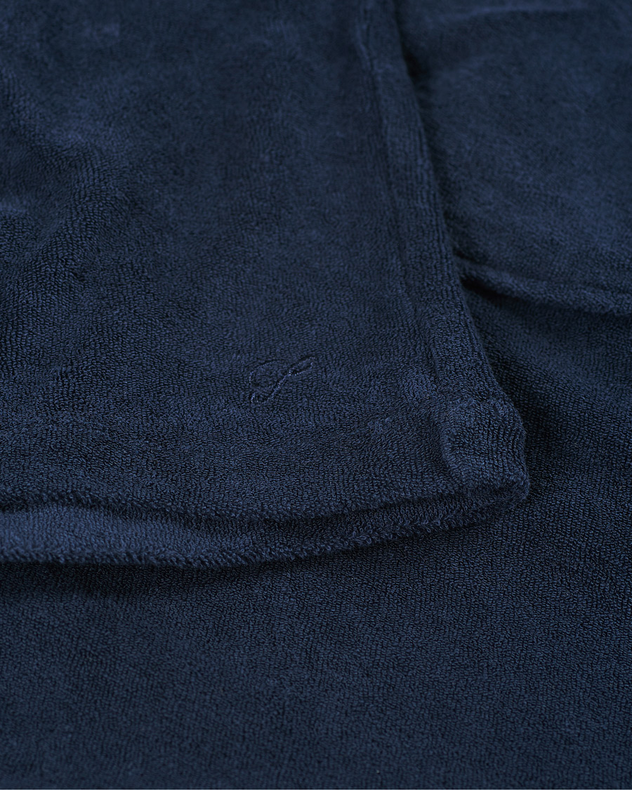 Heren | Korte broek | Stenströms | Towelling Cotton Shorts Navy