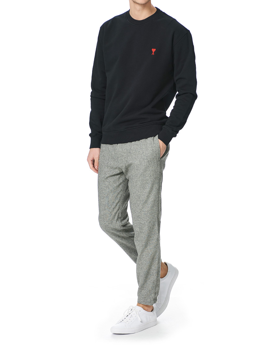 Heren | Truien | AMI | Heart Logo Sweatshirt Black