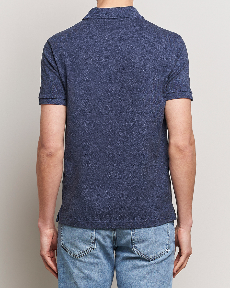 Heren | Polo's | Lacoste | Slim Fit Polo Piké Heather Nebula