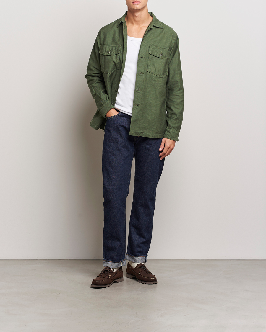 Heren | Jeans | orSlow | Tapered Fit 107 Selvedge Jeans One Wash