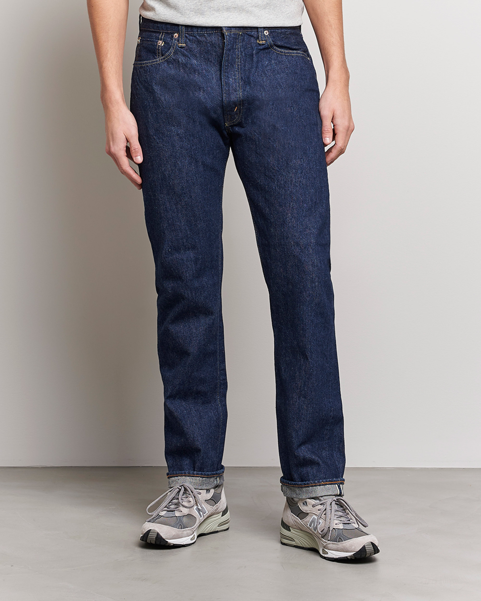 Heren | orSlow | orSlow | Tapered Fit 107 Selvedge Jeans One Wash