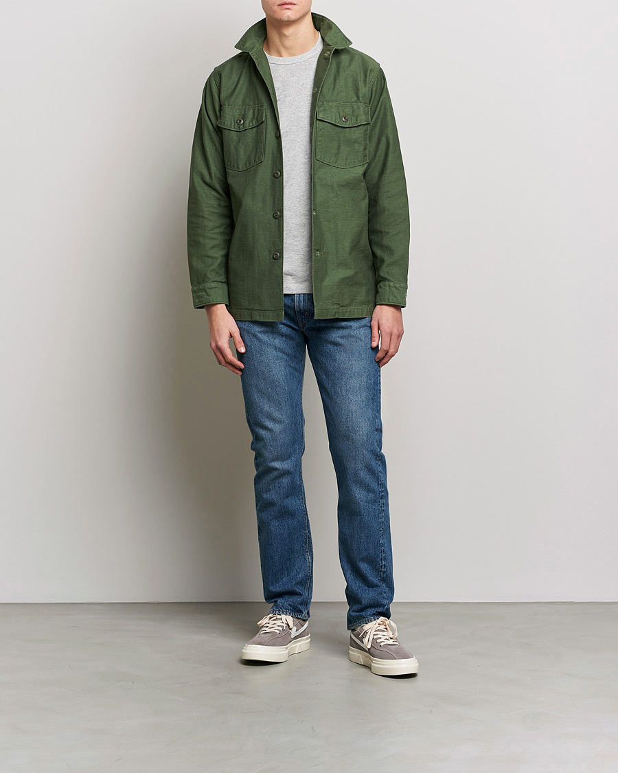 Heren | Jeans | orSlow | Tapered Fit 107 Selvedge Jeans 2 Year Wash