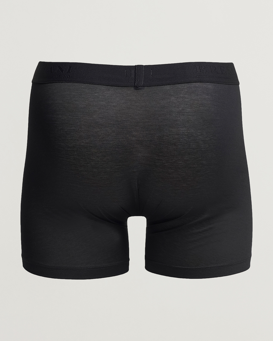 Heren | Ondergoed | Bresciani | Cotton Boxer Trunk Black