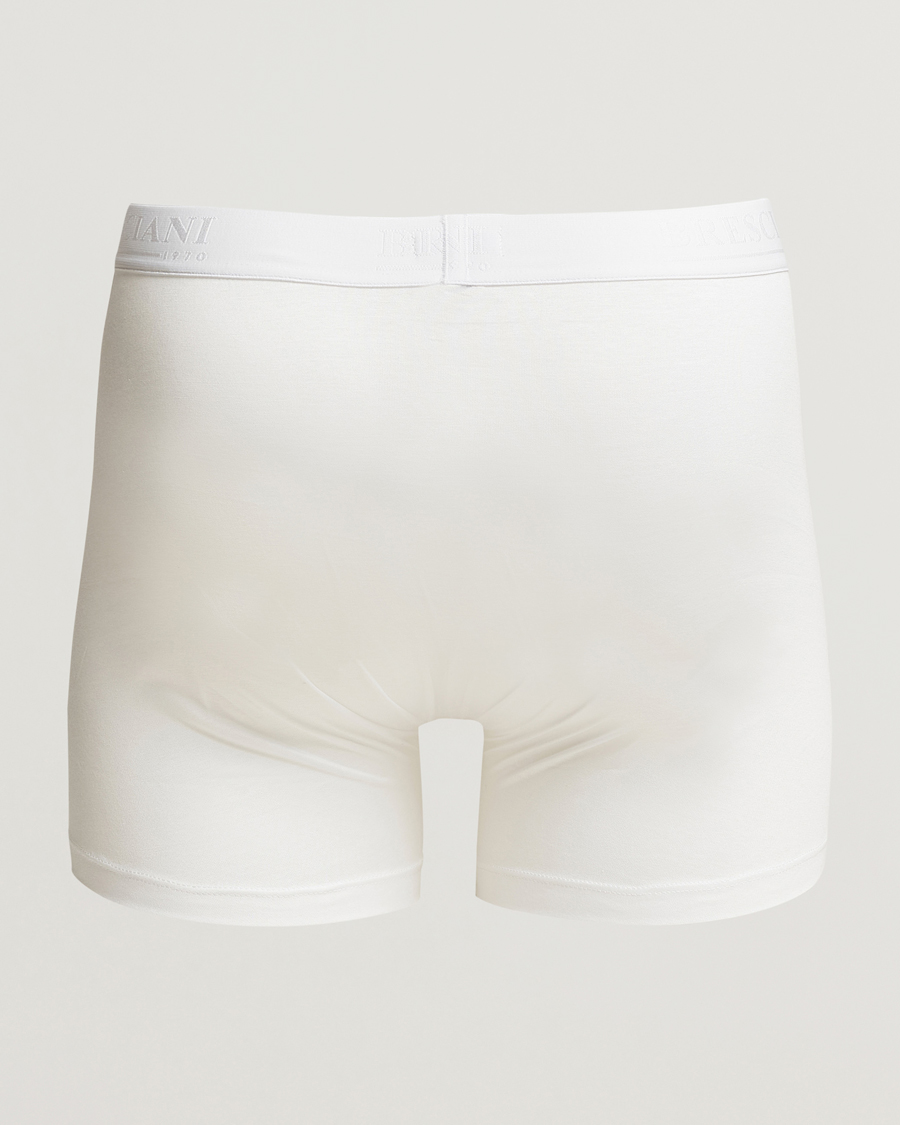 Heren | Zwembroeken | Bresciani | Cotton Boxer Trunk White