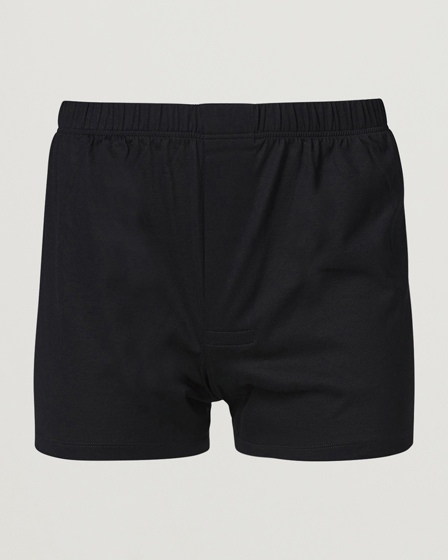 Heren | Ondergoed | Bresciani | Cotton Boxer Brief Black