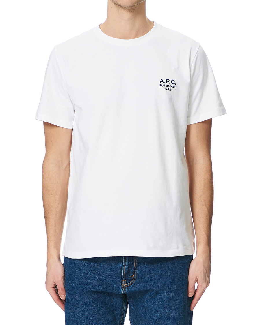Heren | T-shirts | A.P.C. | Raymond Short Sleeve Tee White