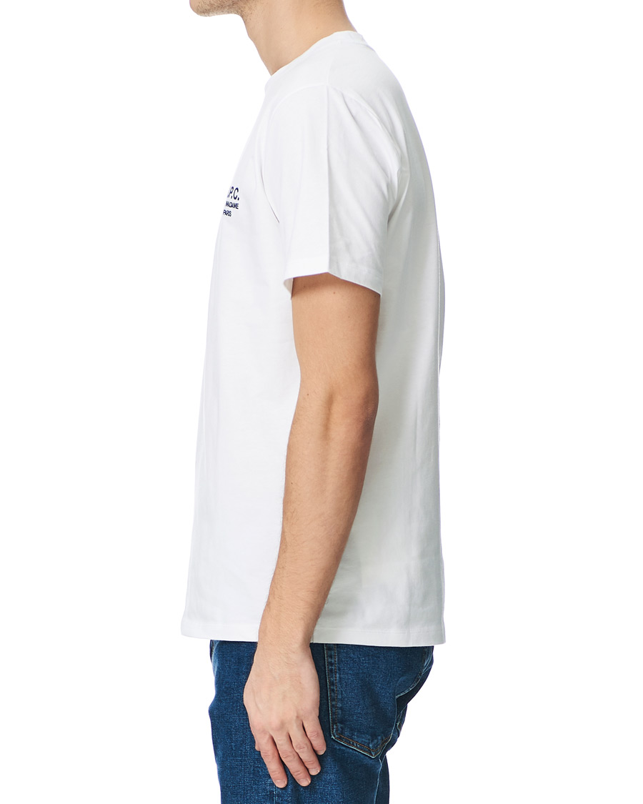 Heren | T-shirts | A.P.C. | Raymond Short Sleeve Tee White