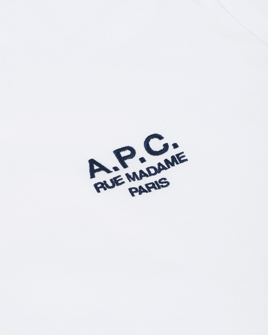 Heren | T-shirts | A.P.C. | Raymond Short Sleeve Tee White