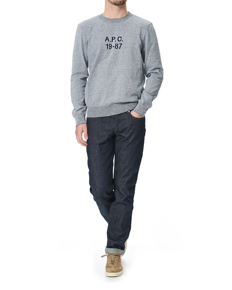 Heren | Truien | A.P.C. | 1987 Pullover Steel Blue