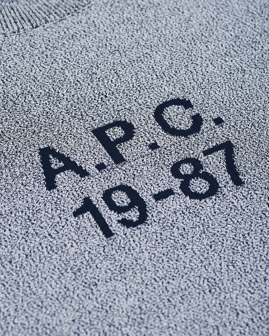 Heren | Truien | A.P.C. | 1987 Pullover Steel Blue