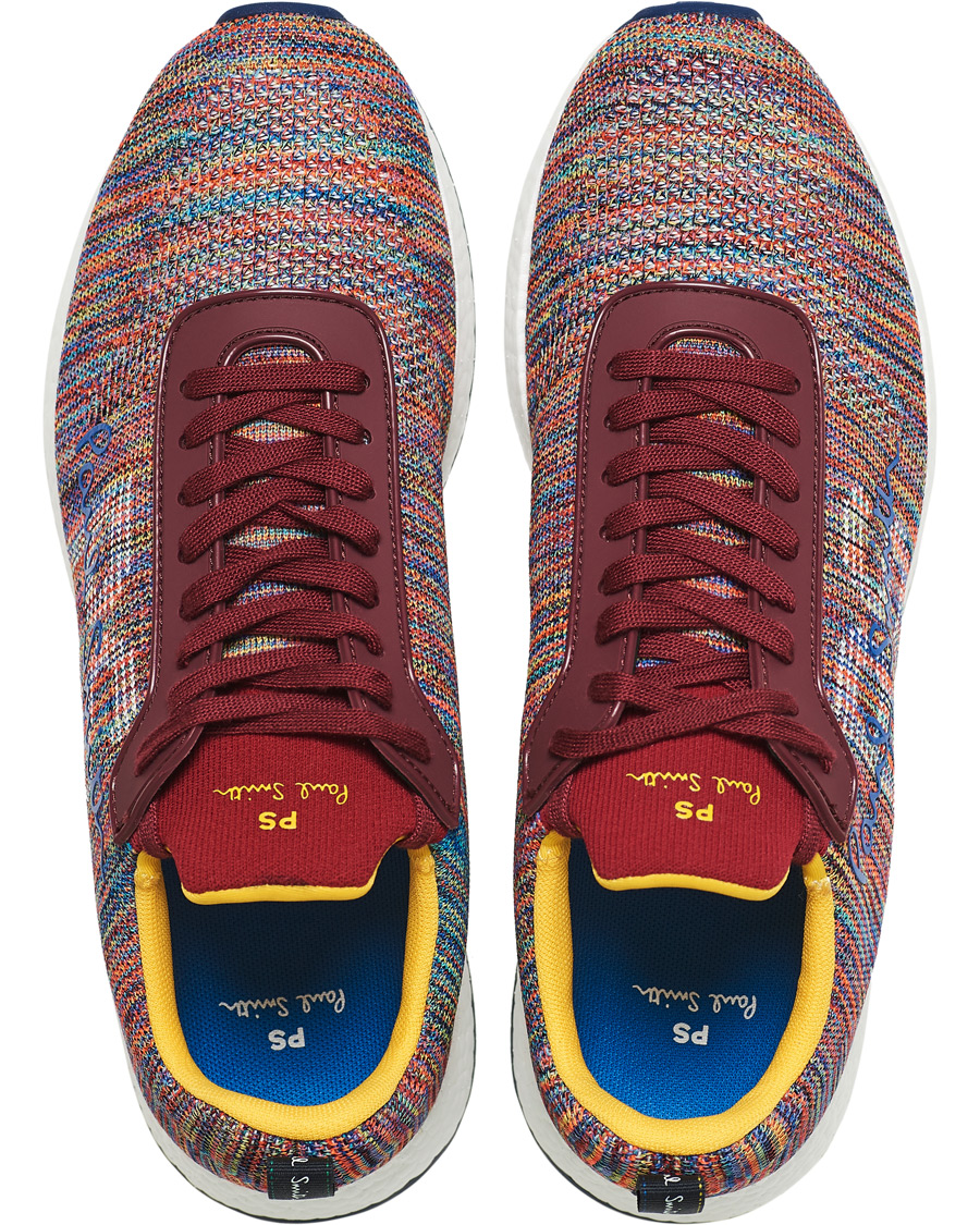 Heren | PS Paul Smith Zeus Running Sneakers Red | PS Paul Smith | Zeus Running Sneakers Red