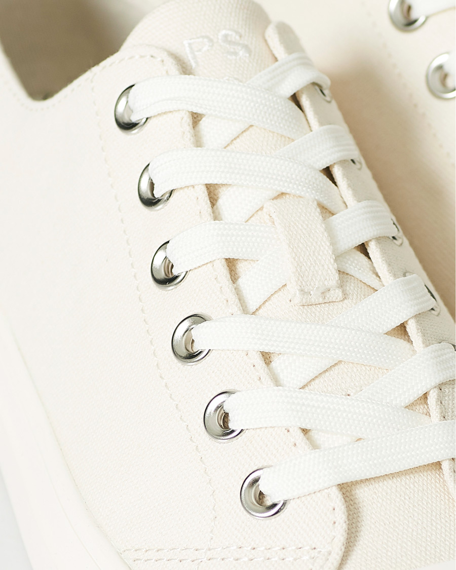Heren | PS Paul Smith Kinsey Canvas Sneakers White | PS Paul Smith | Kinsey Canvas Sneakers White