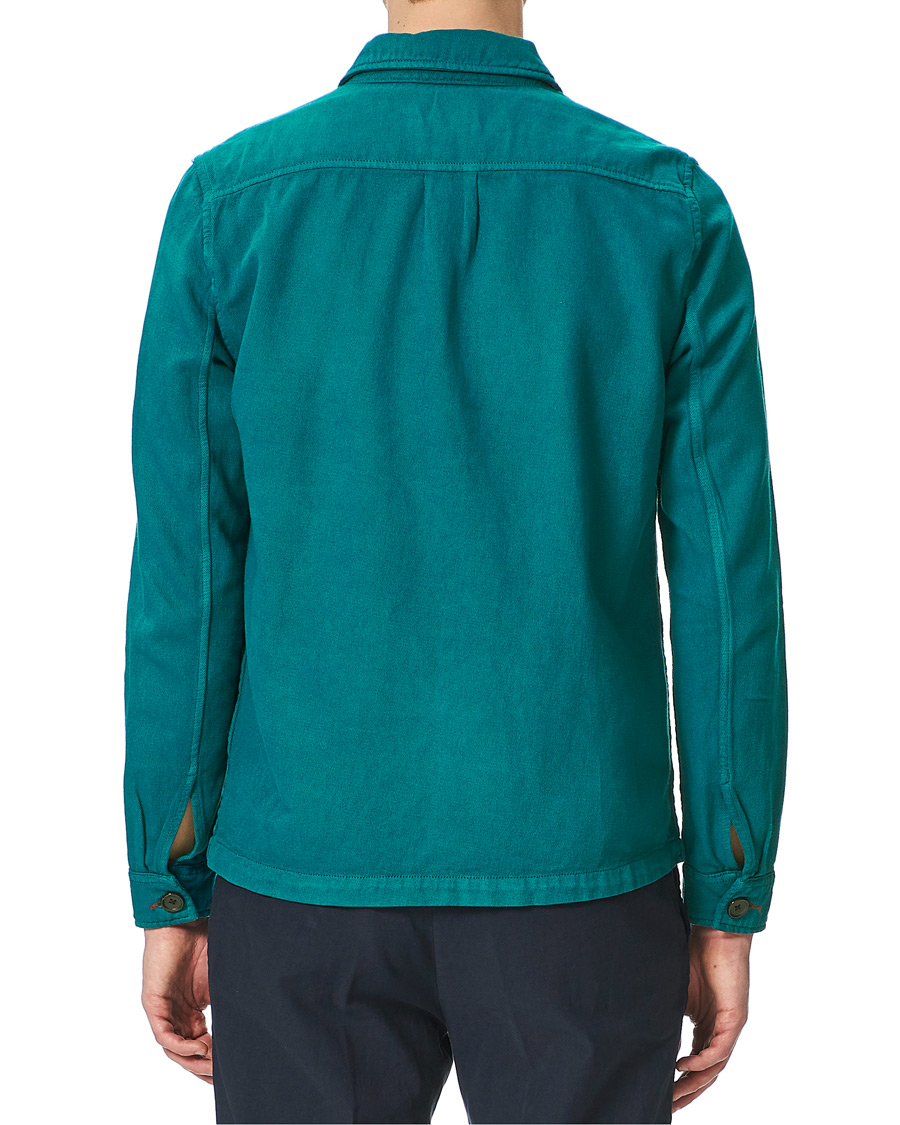 Heren | Overhemden | PS Paul Smith | Cotton/Linen Overshirt Petrol
