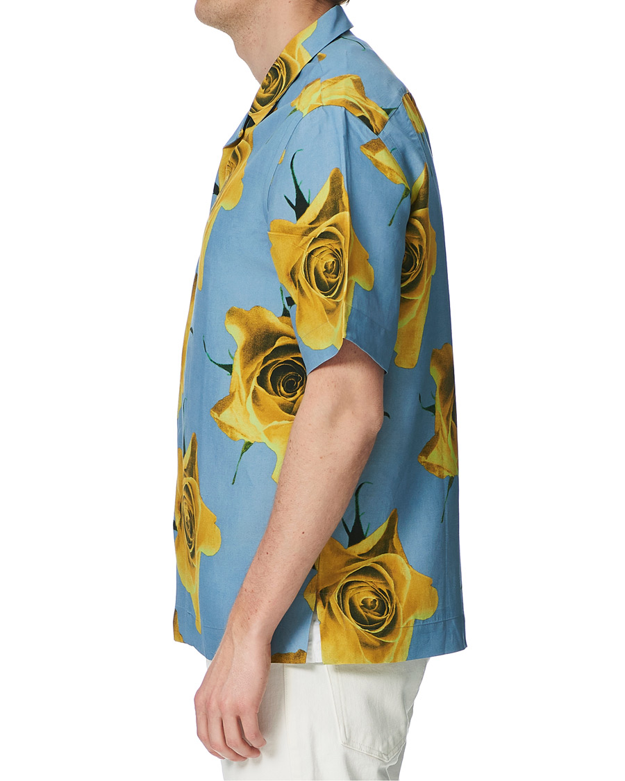 Heren | Overhemden | Paul Smith | Tailored Fit Flower Print Resort Shirt Green