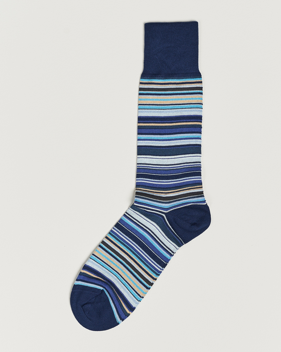 Heren | Ondergoed | Paul Smith | Multistripe Socks Navy